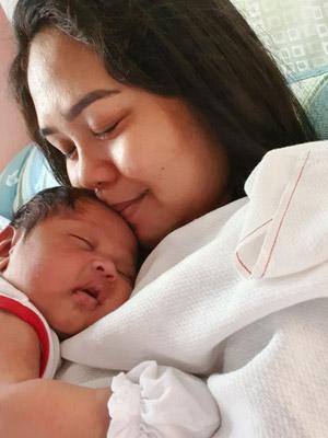First angel born at SM Foundation’s newly-renovated air base hospital in Zamboanga