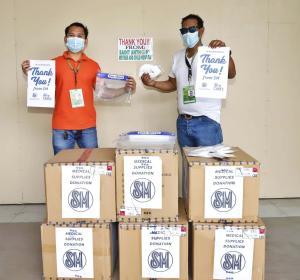 SM Foundation Donates Masks and Face Shields to Cebu Hospitals and Quarantine Centers