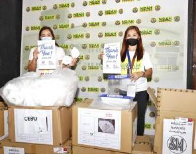 SM Foundation Donates Masks and Face Shields to Cebu Hospitals and Quarantine Centers