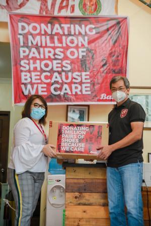 SMFI, Bata donate shoes for PGH frontliners