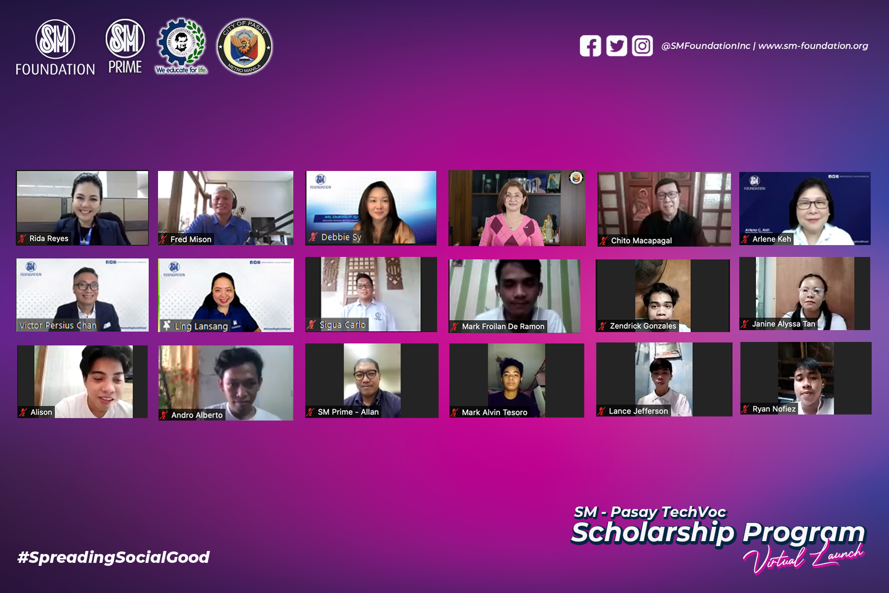 SM, Pasay welcome 20 tech-voc scholars