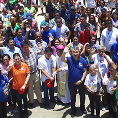 Completion of sm cares 1000 houses for yolanda survivors