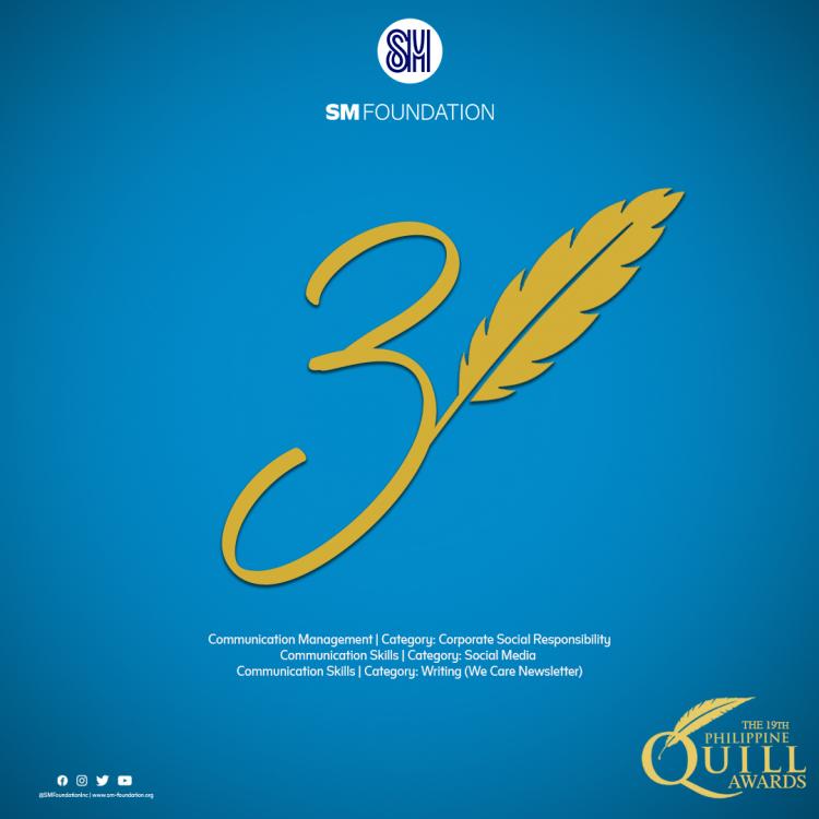 SM Foundation bags three PH Quill Awards