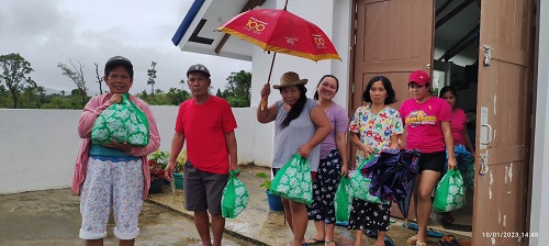 SM Foundation sends aid to landslide-hit community