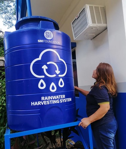 SM Foundation promotes water conservation in Palawan’s health facility