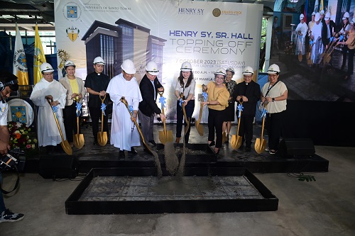 UST tops off Henry Sy, Sr. Hall at Manila campus