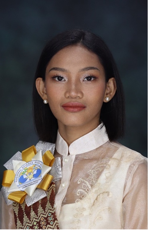 SM scholar Glennea Marie Tagle, a civil engineering student from WMSU
