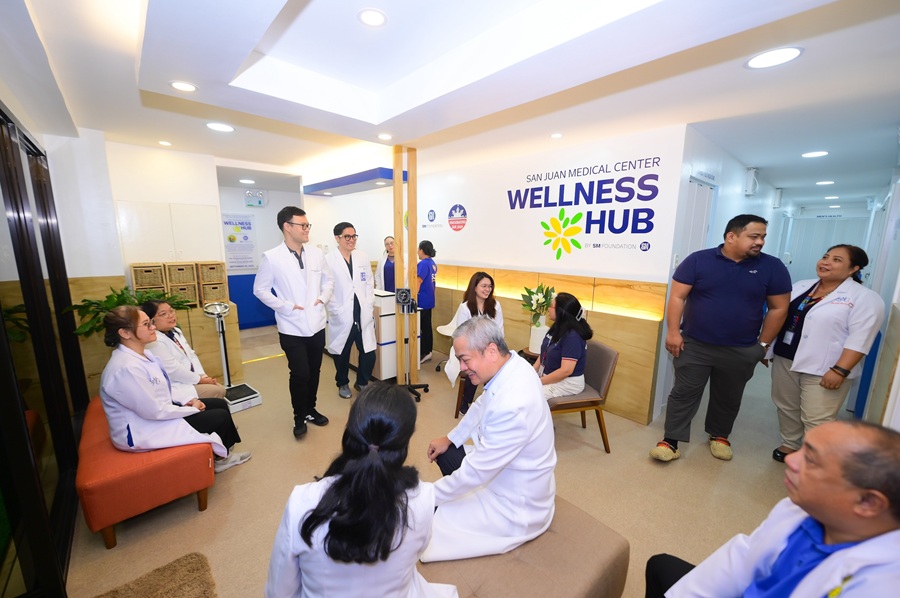 The newly opened San Juan Medical Center (SJMC) Wellness Hub, built with SM Foundation, delivers care through a multidisciplinary team of doctors, nurses, nutritionists, therapists, fitness coaches, and counselors.