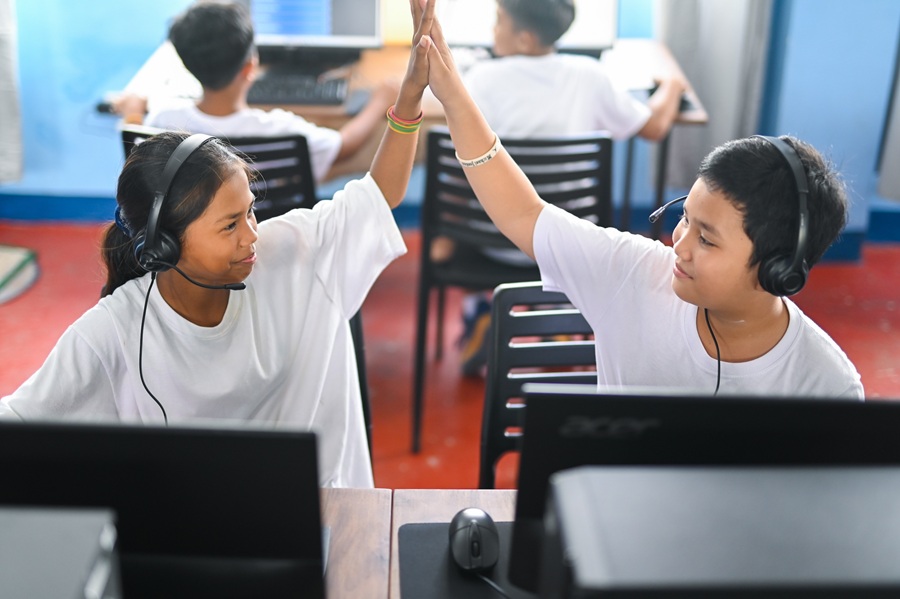 Students of Bayanan II Elementary School in Mindoro are excited for the full operation of the newly turned-over DigiHub as they are bound for interactive and practical ICT lessons, which could prepare them for secondary education.