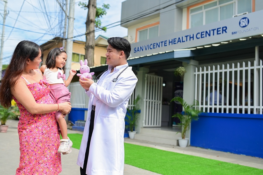 New San Vicente Health Center in Quezon City. The health center is set to better serve over 15,000 residents from four different barangays after the SM Foundation completes its renovation.